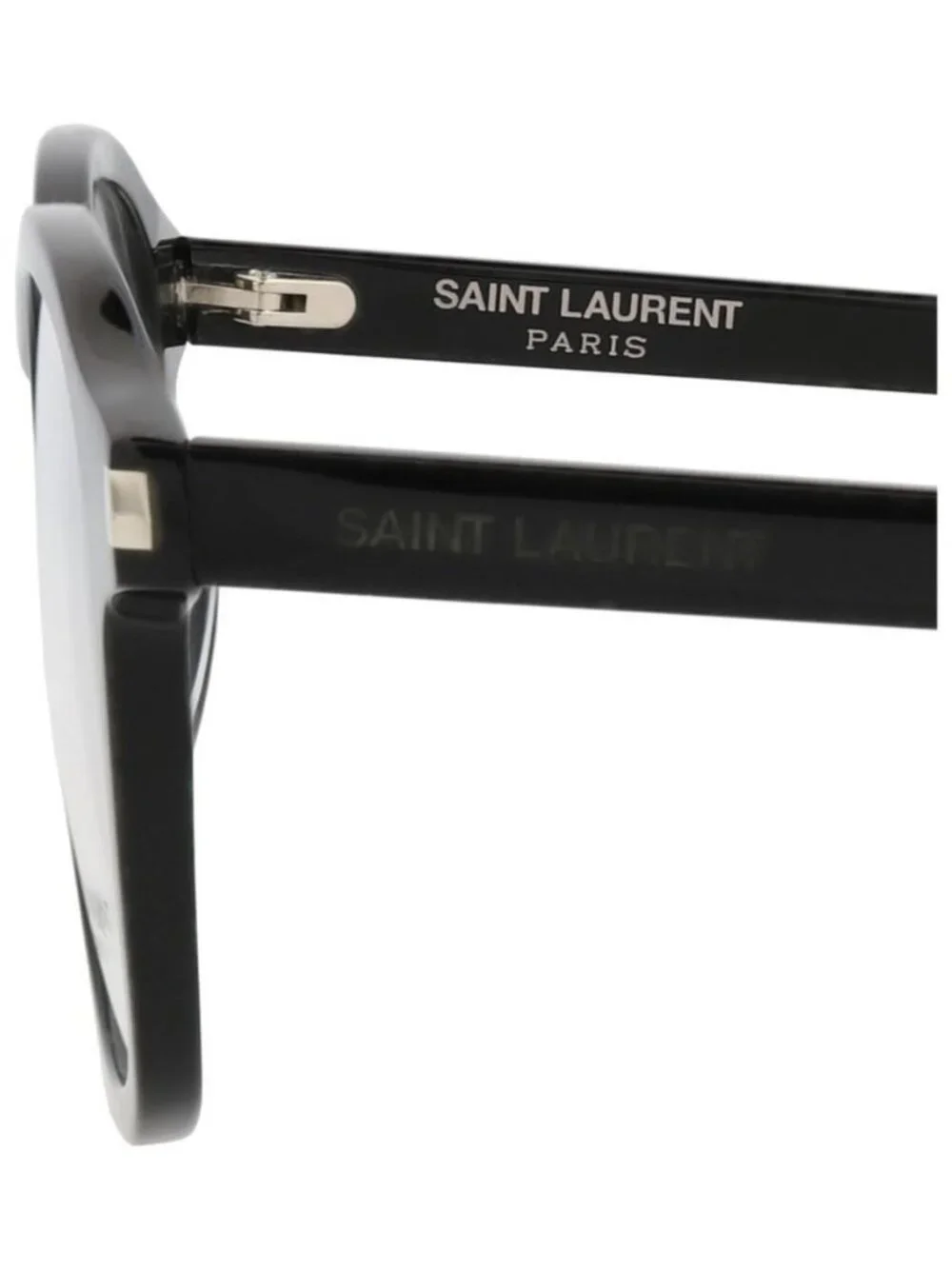 New Saint Laurent Mens Round/Oval Black Black Transparent Fashion Designer Eyegl